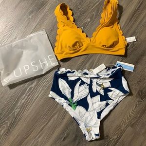Cupshe women’s bathing suit size large NWT